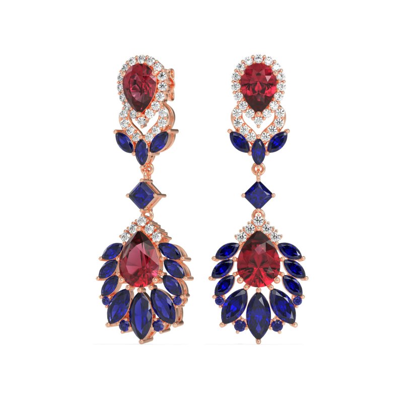 Antique Chandelier Drop Earrings