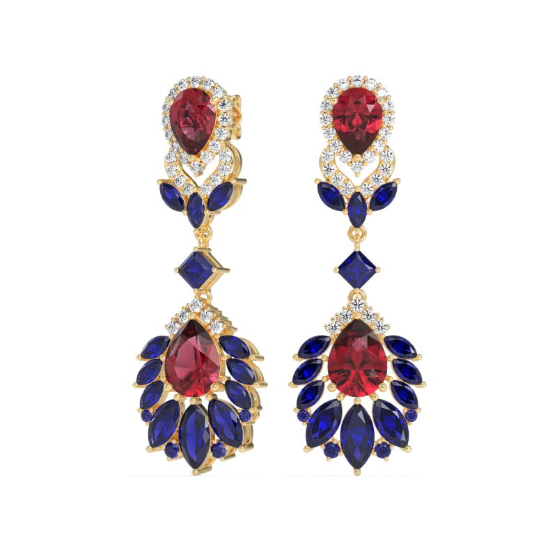 Antique Chandelier Drop Earrings