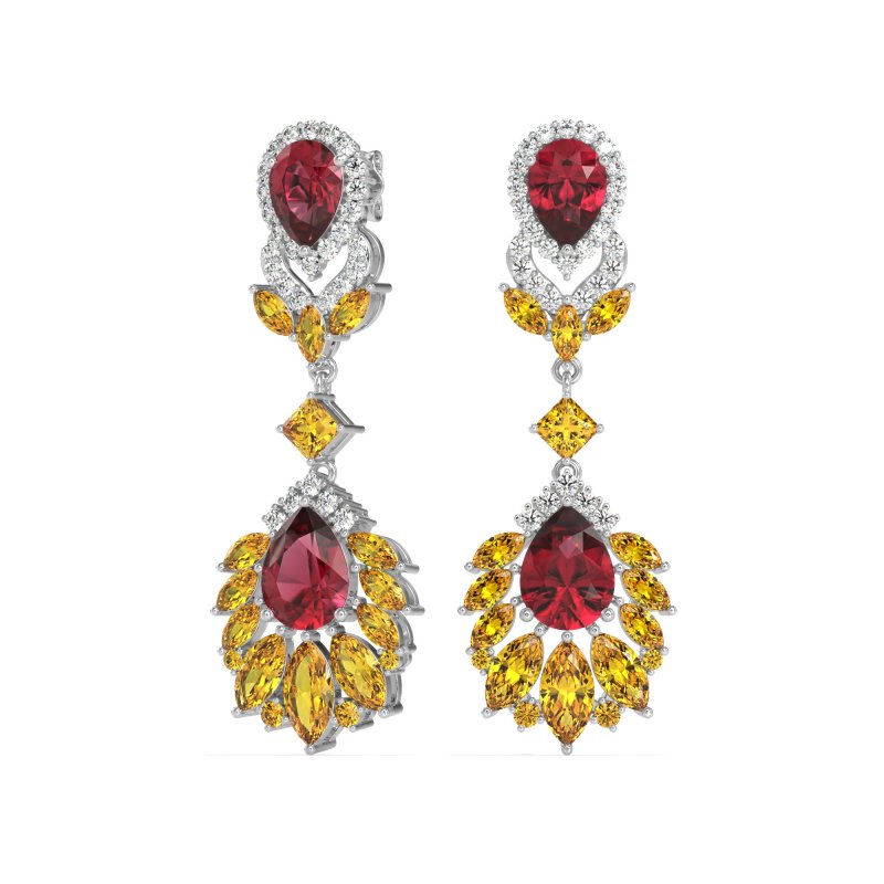 Antique Chandelier Drop Earrings