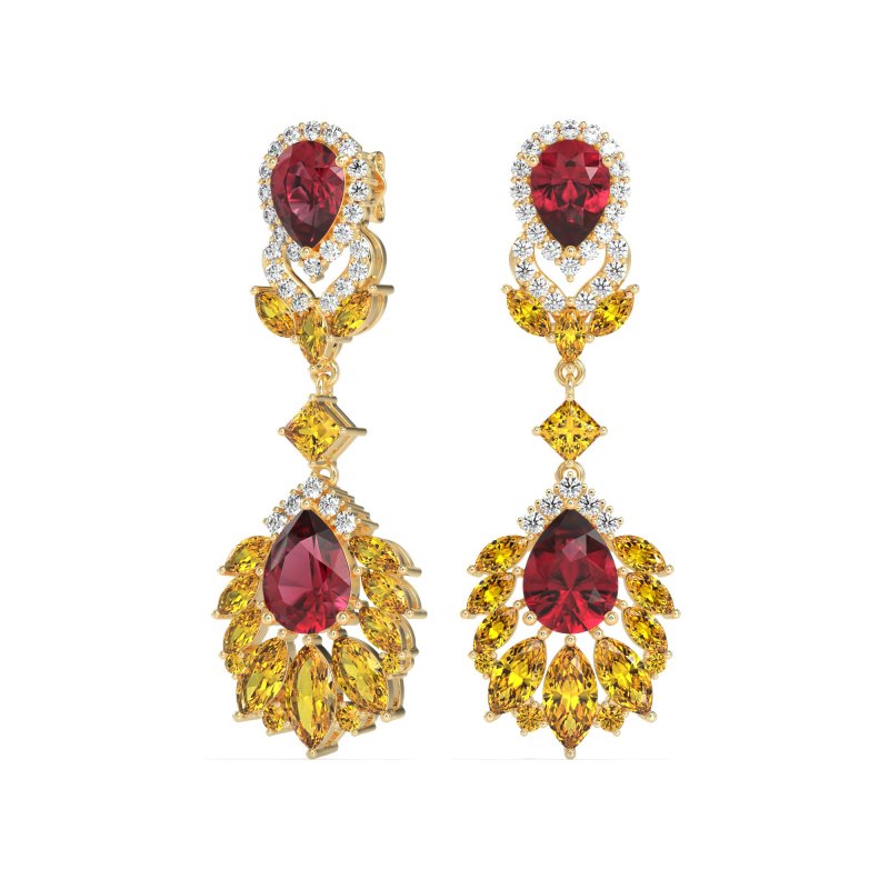 Antique Chandelier Drop Earrings