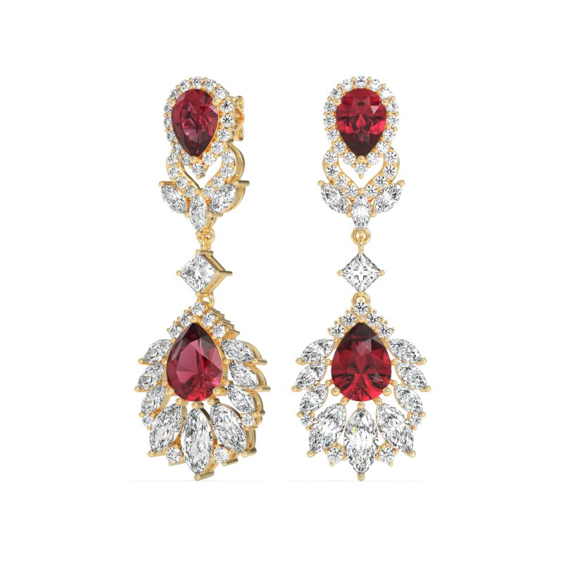 Antique Chandelier Drop Earrings