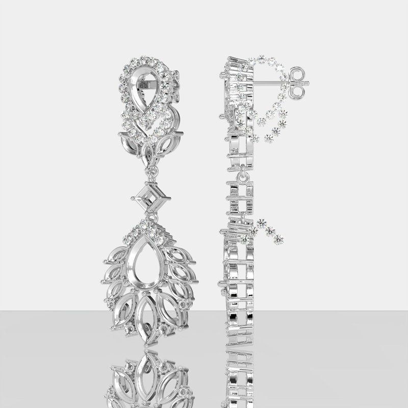 Antique Chandelier Drop Earrings