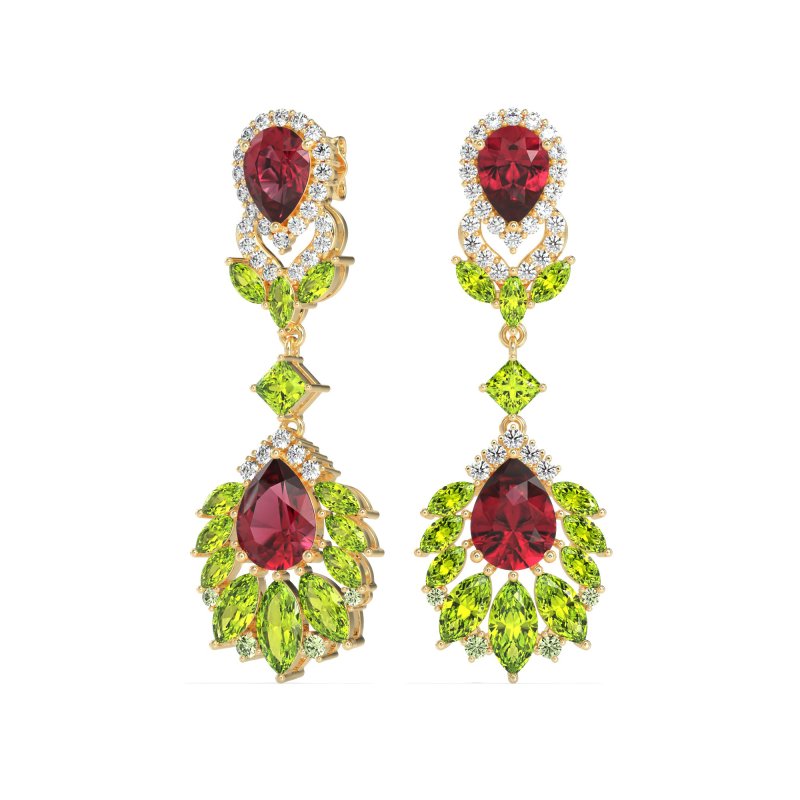 Antique Chandelier Drop Earrings