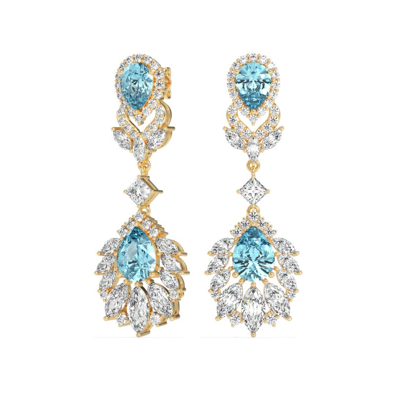 Antique Chandelier Drop Earrings