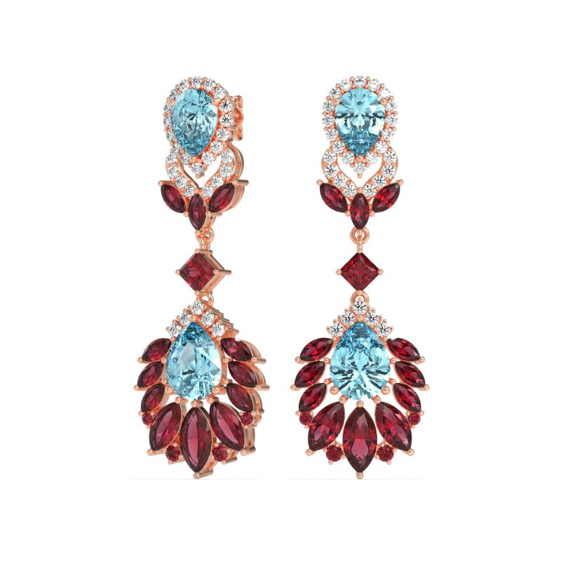 Antique Chandelier Drop Earrings