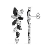 Marquise Floral Stud Earrings