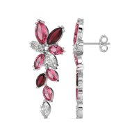 Marquise Floral Stud Earrings