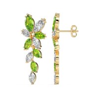 Marquise Floral Stud Earrings