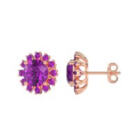 Antique Halo Stud Earrings
