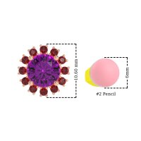 Antique Halo Stud Earrings