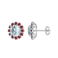 Antique Halo Stud Earrings
