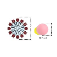 Antique Halo Stud Earrings