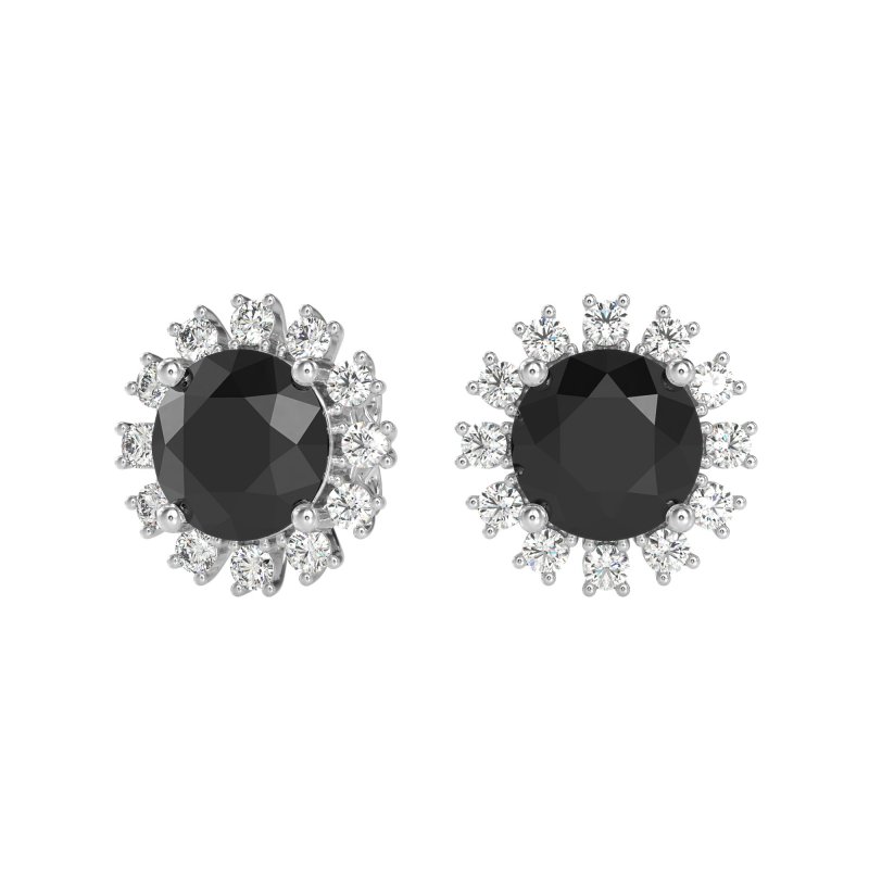Antique Halo Stud Earrings