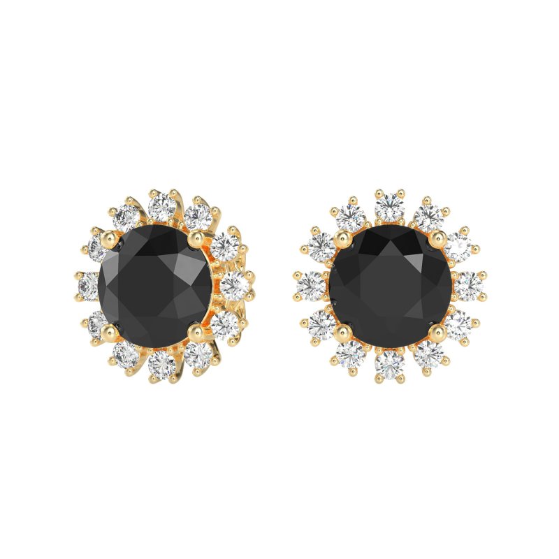 Antique Halo Stud Earrings