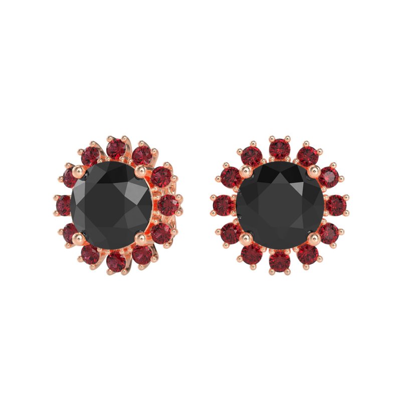 Antique Halo Stud Earrings