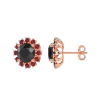 Antique Halo Stud Earrings