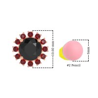 Antique Halo Stud Earrings