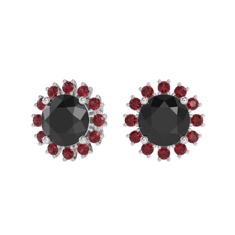 Antique Halo Stud Earrings