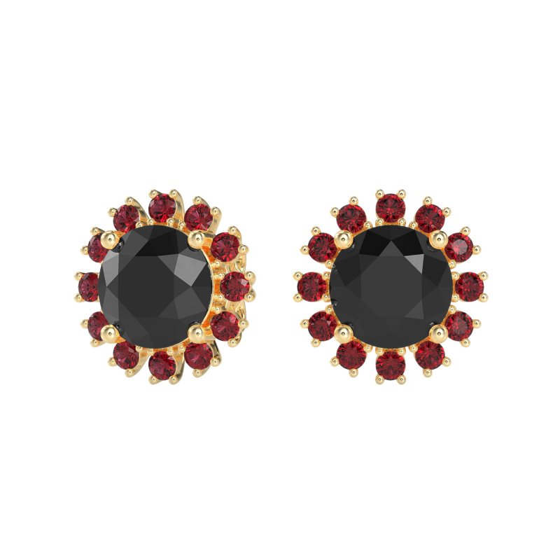 Antique Halo Stud Earrings