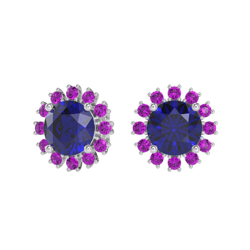 Antique Halo Stud Earrings