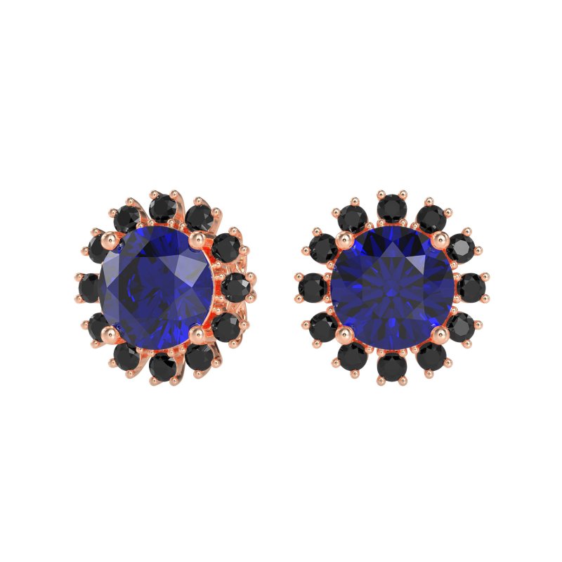 Antique Halo Stud Earrings