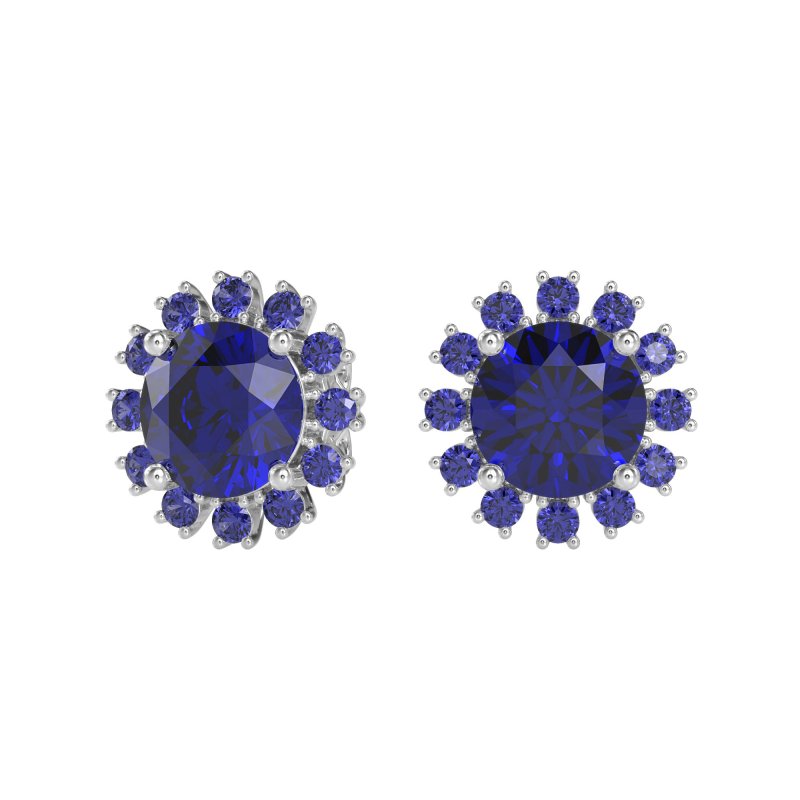 Antique Halo Stud Earrings