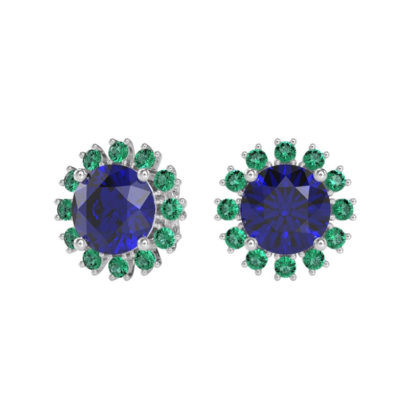 Antique Halo Stud Earrings