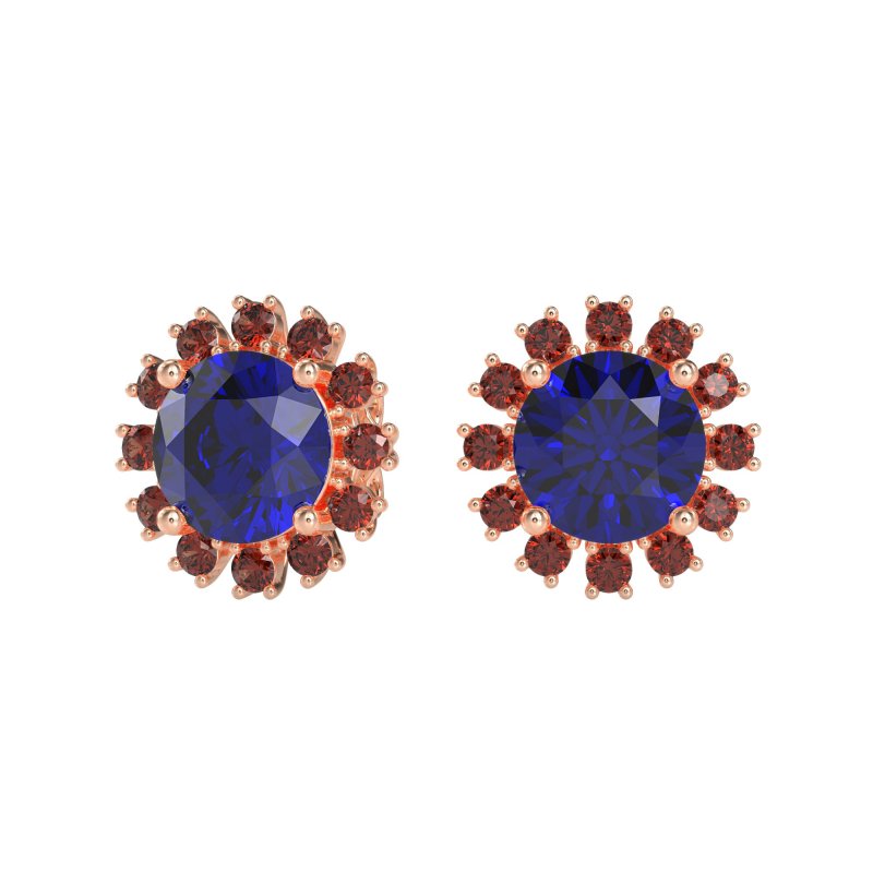 Antique Halo Stud Earrings