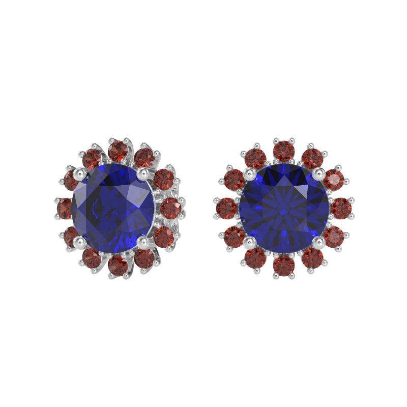 Antique Halo Stud Earrings