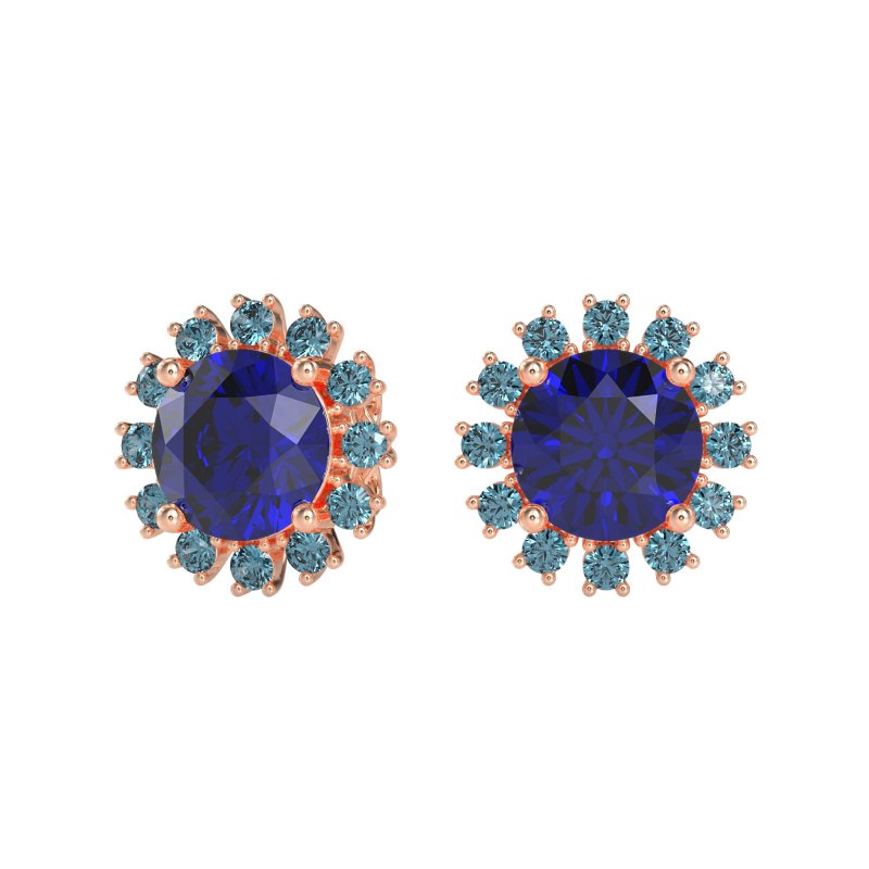 Antique Halo Stud Earrings