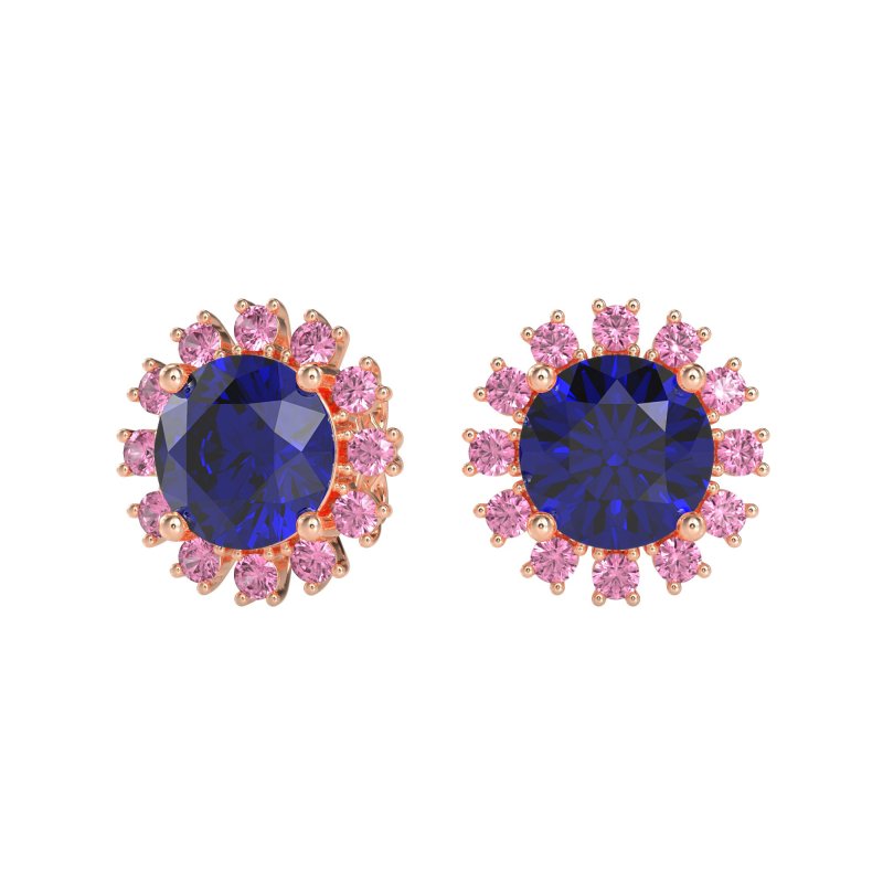 Antique Halo Stud Earrings