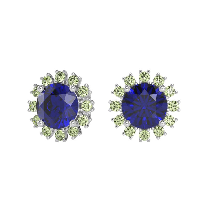 Antique Halo Stud Earrings