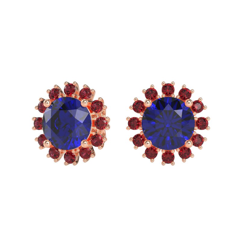 Antique Halo Stud Earrings