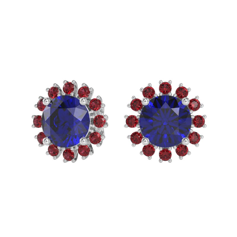 Antique Halo Stud Earrings