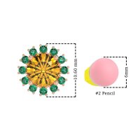 Antique Halo Stud Earrings