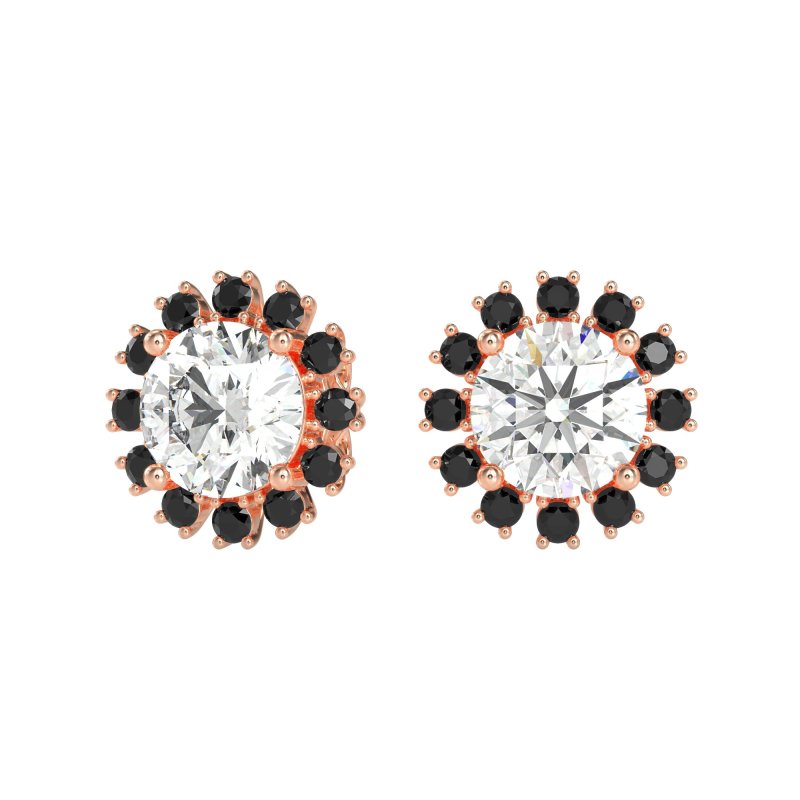 Antique Halo Stud Earrings