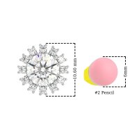Antique Halo Stud Earrings