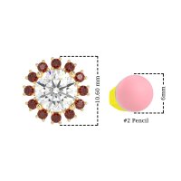 Antique Halo Stud Earrings