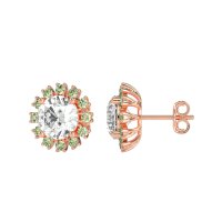 Antique Halo Stud Earrings