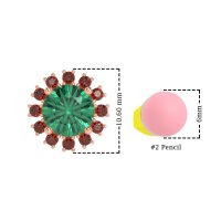 Antique Halo Stud Earrings