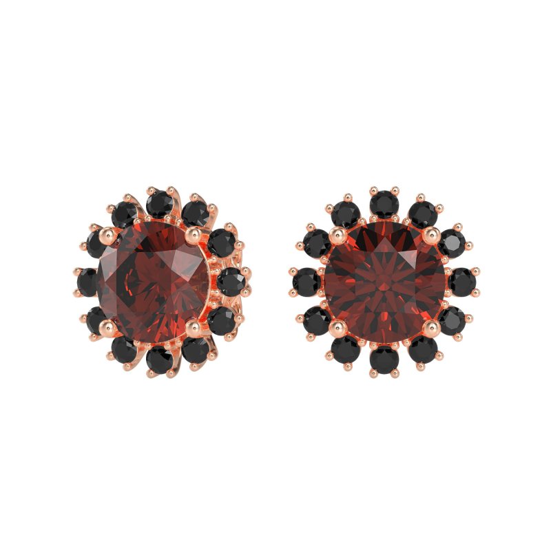 Antique Halo Stud Earrings