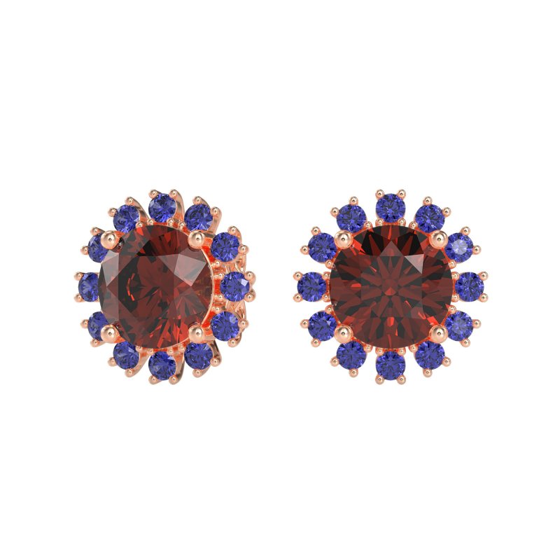 Antique Halo Stud Earrings