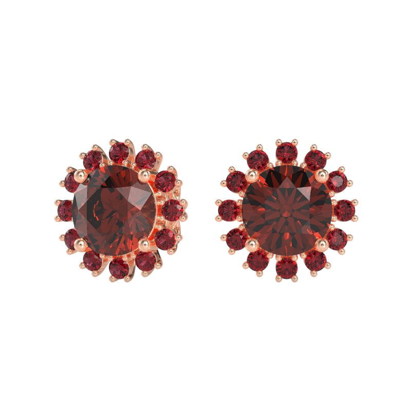 Antique Halo Stud Earrings