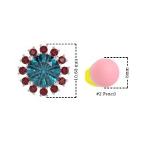 Antique Halo Stud Earrings