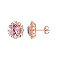 Antique Halo Stud Earrings