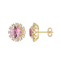 Antique Halo Stud Earrings