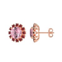 Antique Halo Stud Earrings