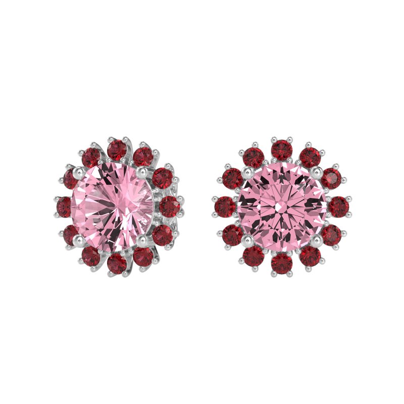 Antique Halo Stud Earrings