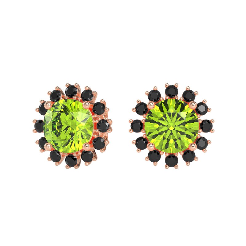 Antique Halo Stud Earrings