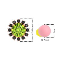 Antique Halo Stud Earrings